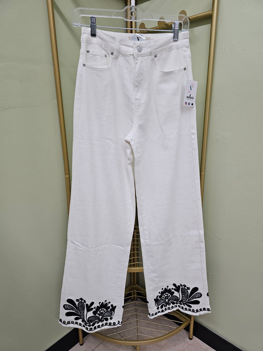 ROMINA DENIM WHITE WOMEN JEANS  #T