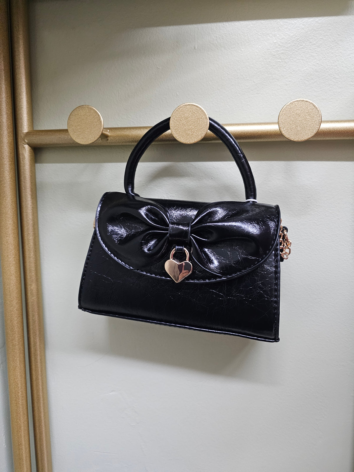 Mini black purse