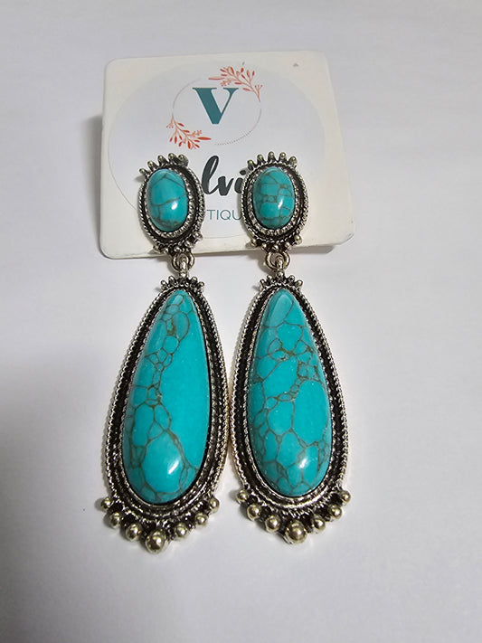 Vaque Earrings Blue