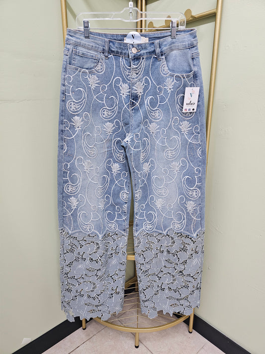 SASHA PLUS DENIM WOMEN JEANS #T