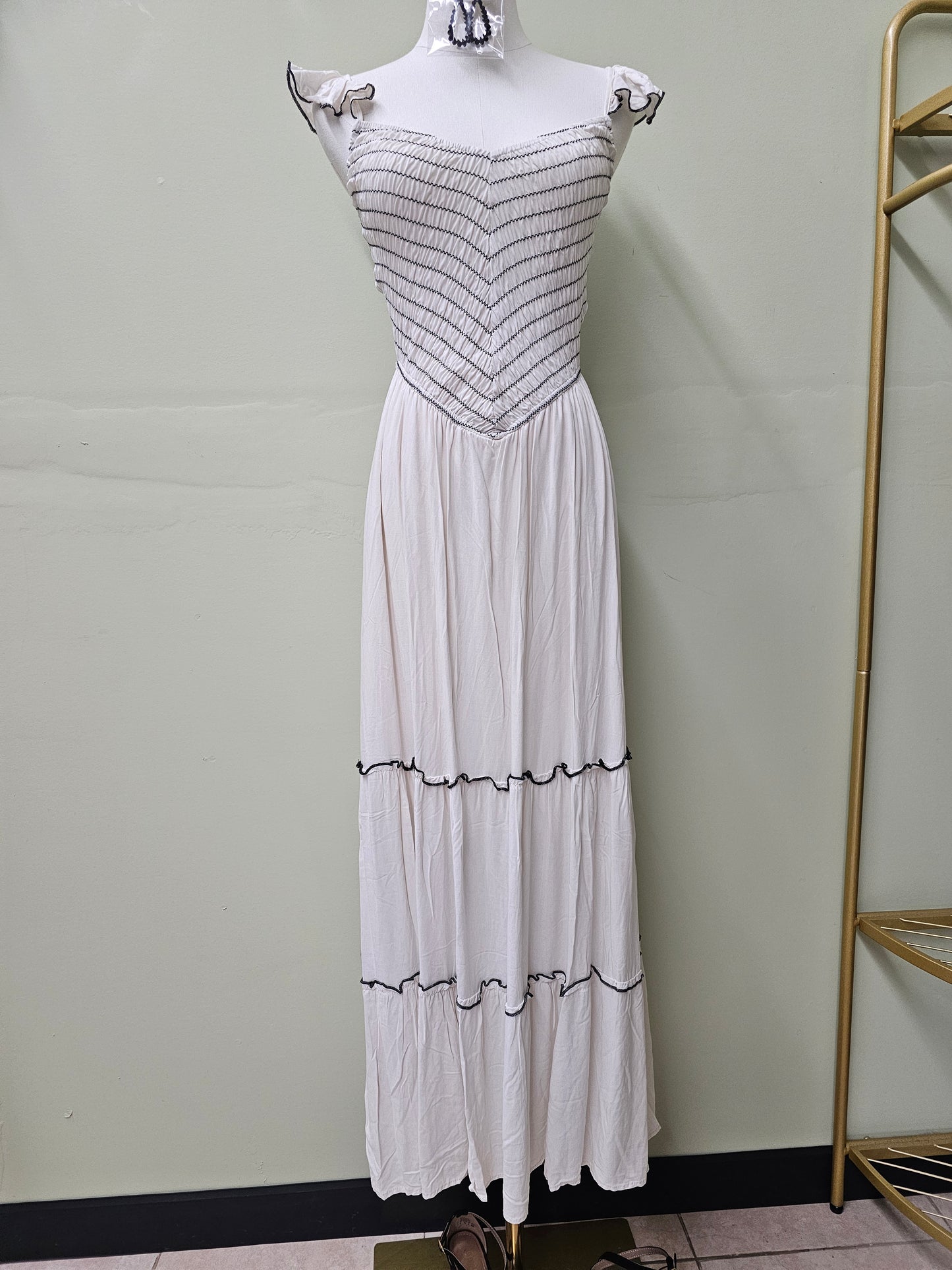 Matt Women Maxi Dress Beige