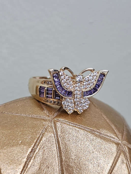 10k Gold Butterfly Ring #23