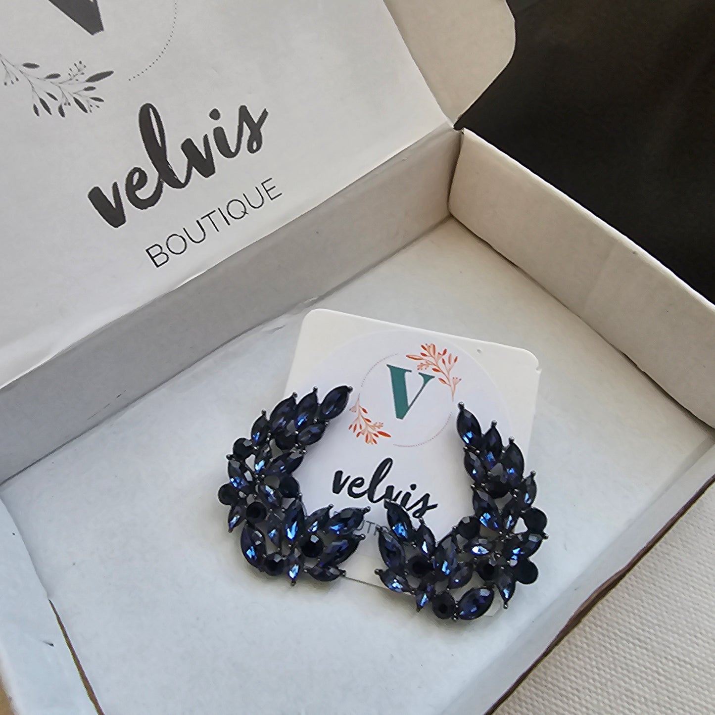 Blue Navy earrings