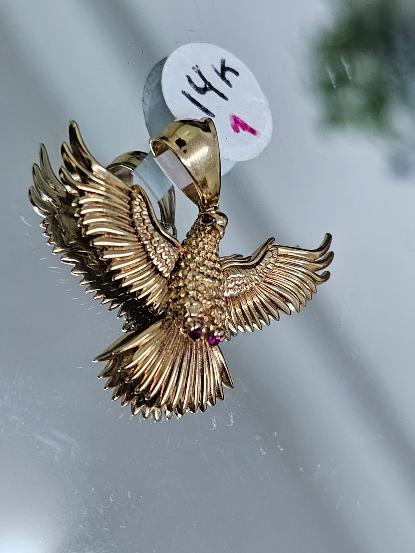 Eagle Pendant 14k Gold # 1