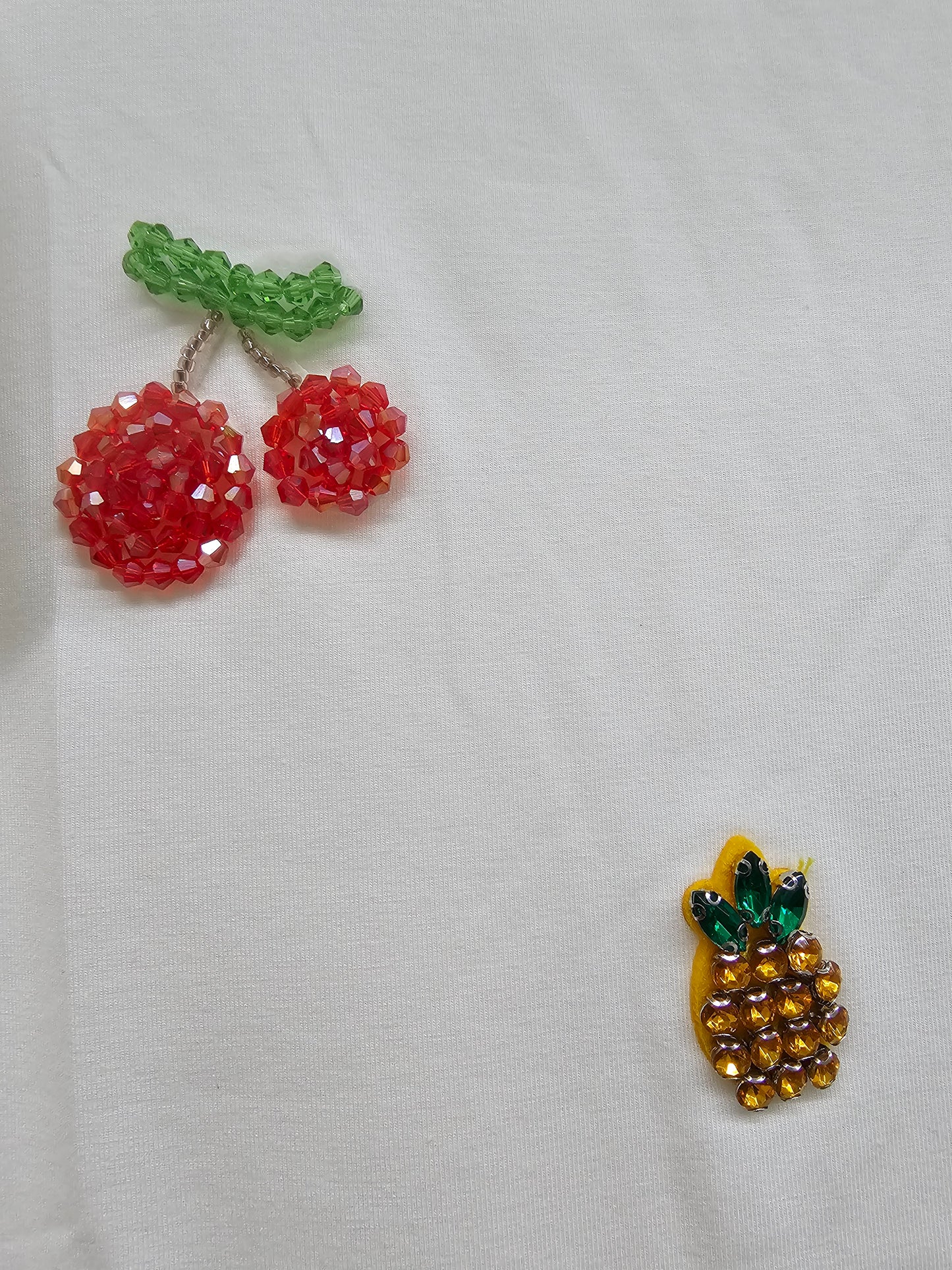 Summer Fruit Women White Blouse
