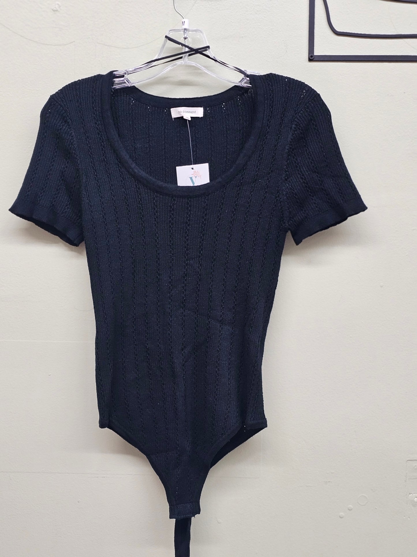 Black Knit bodysuit