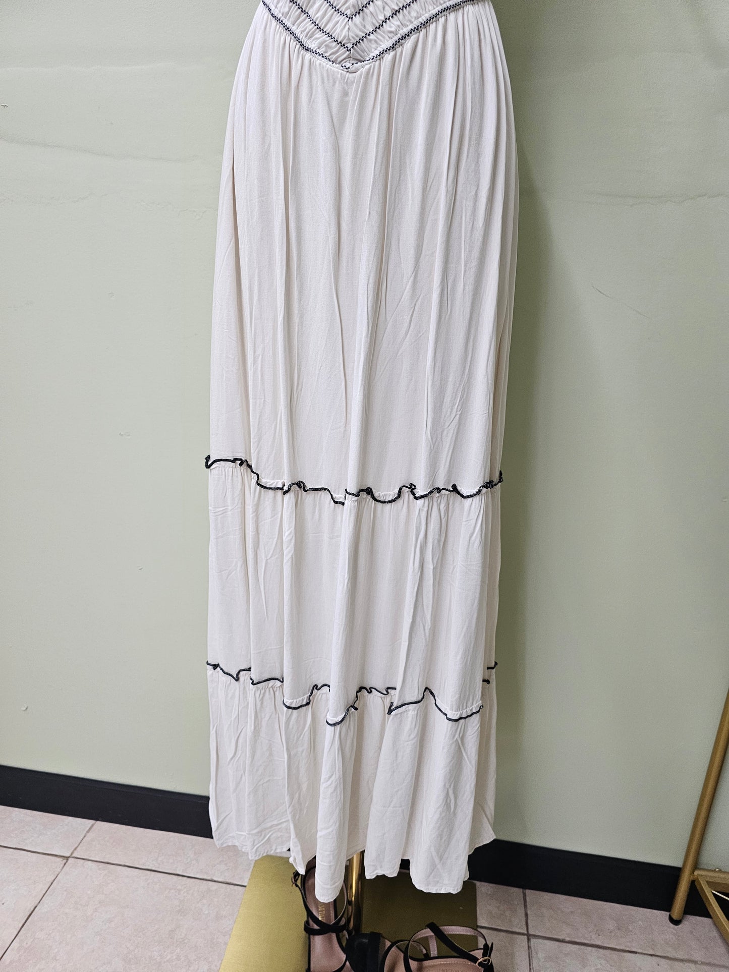 Matt Women Maxi Dress Beige