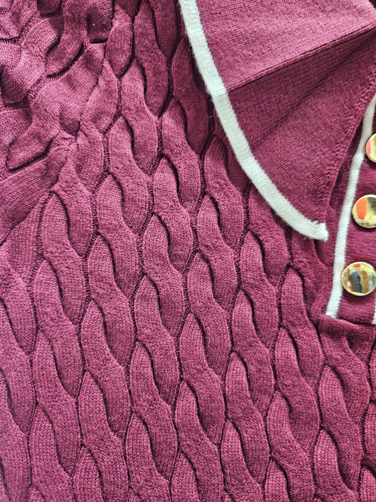 Vestido de punto Berry #39