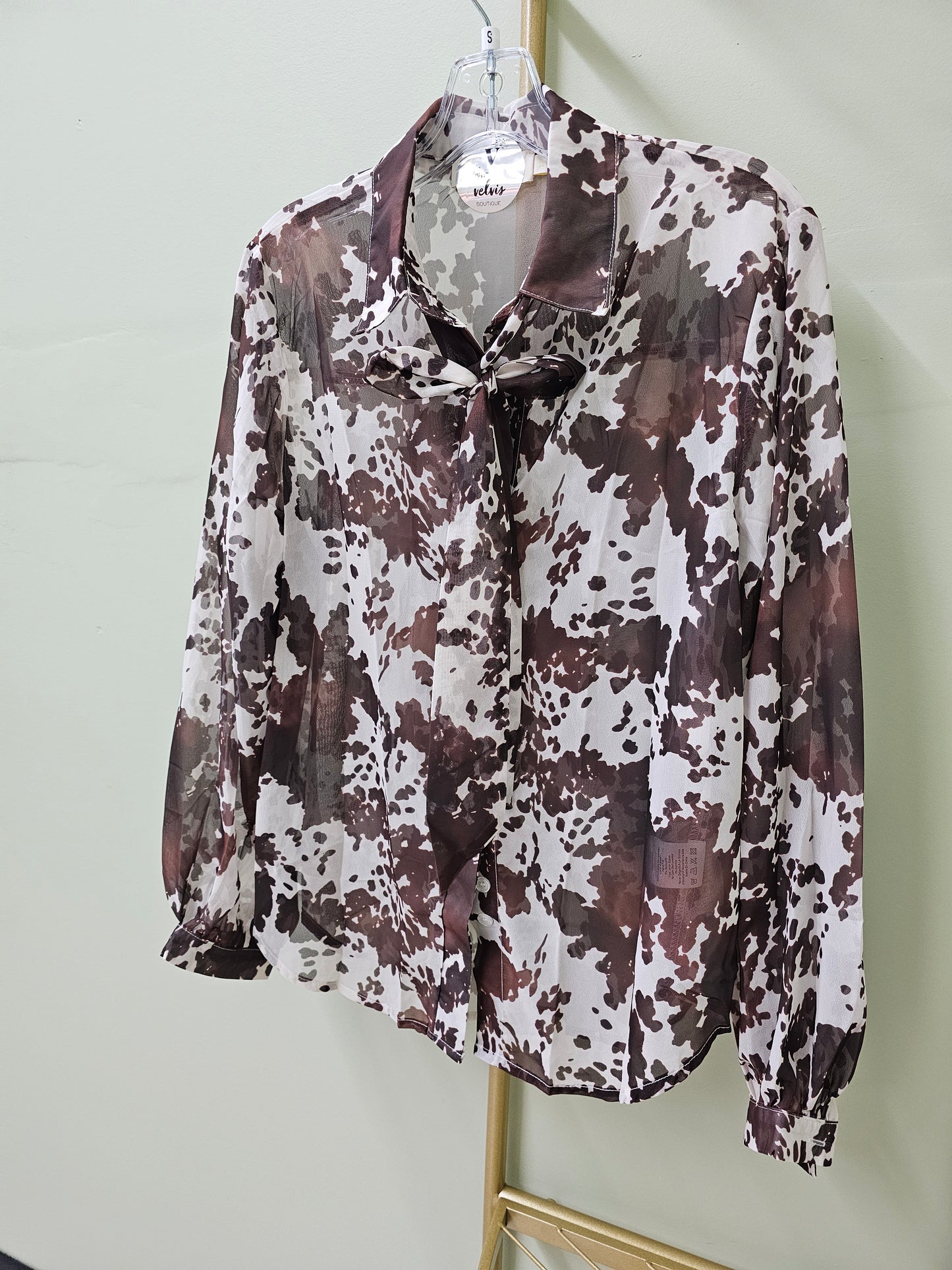 Valentina Blouse cowgirl women brown #T