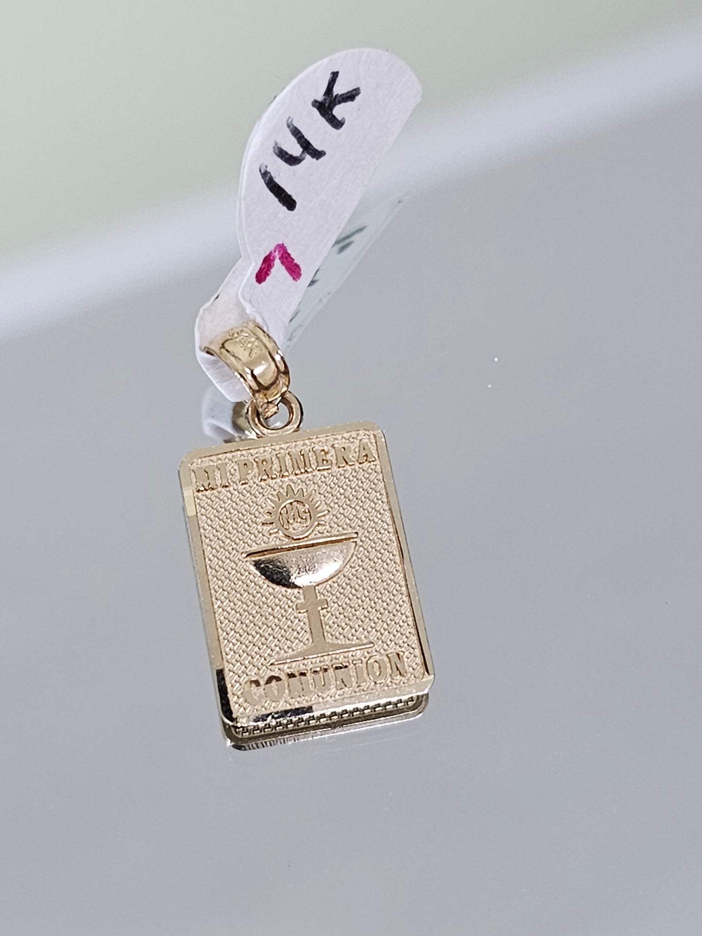 1st Communion Pendant 14k Gold #7