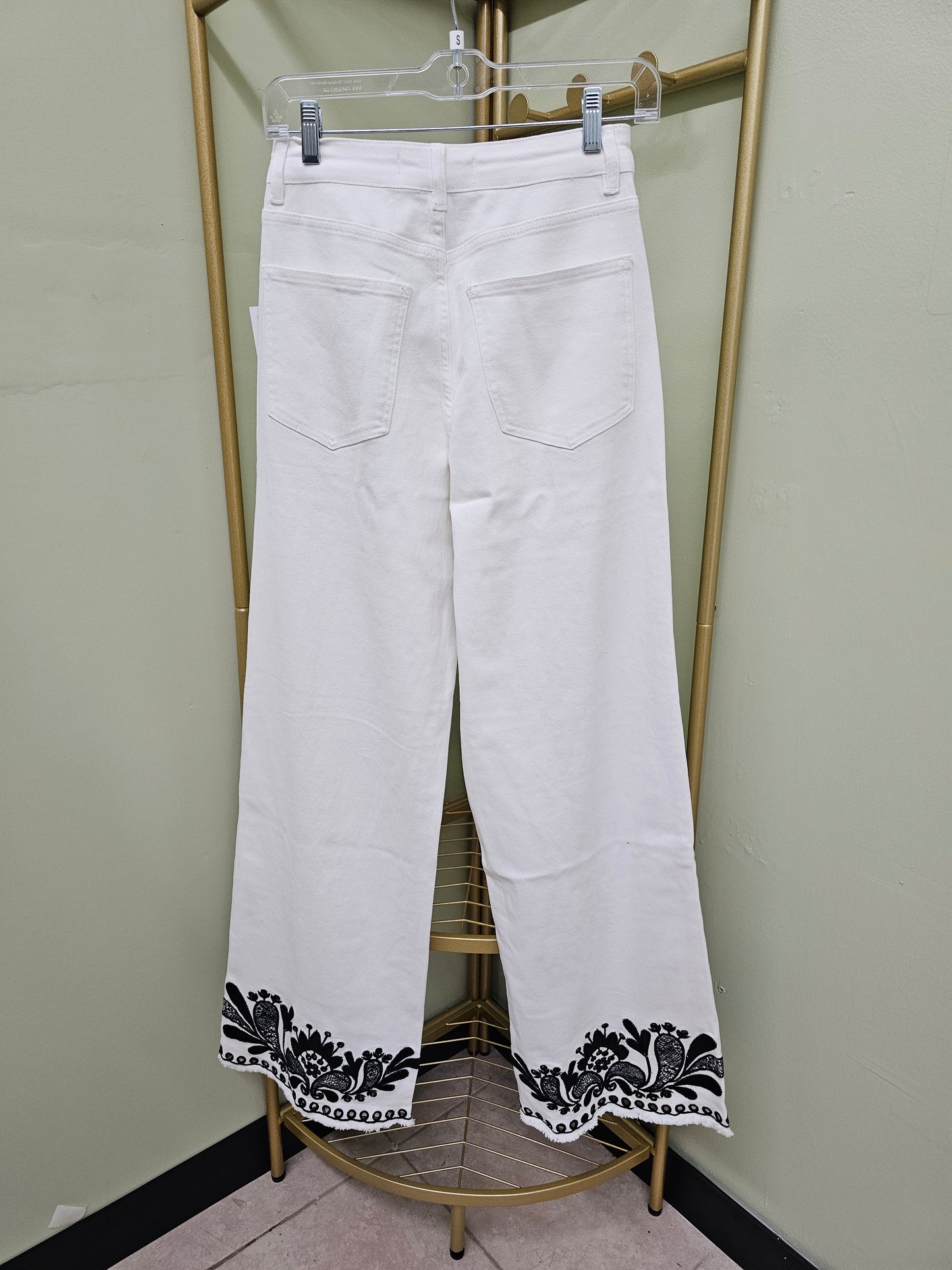 ROMINA DENIM WHITE WOMEN JEANS  #T