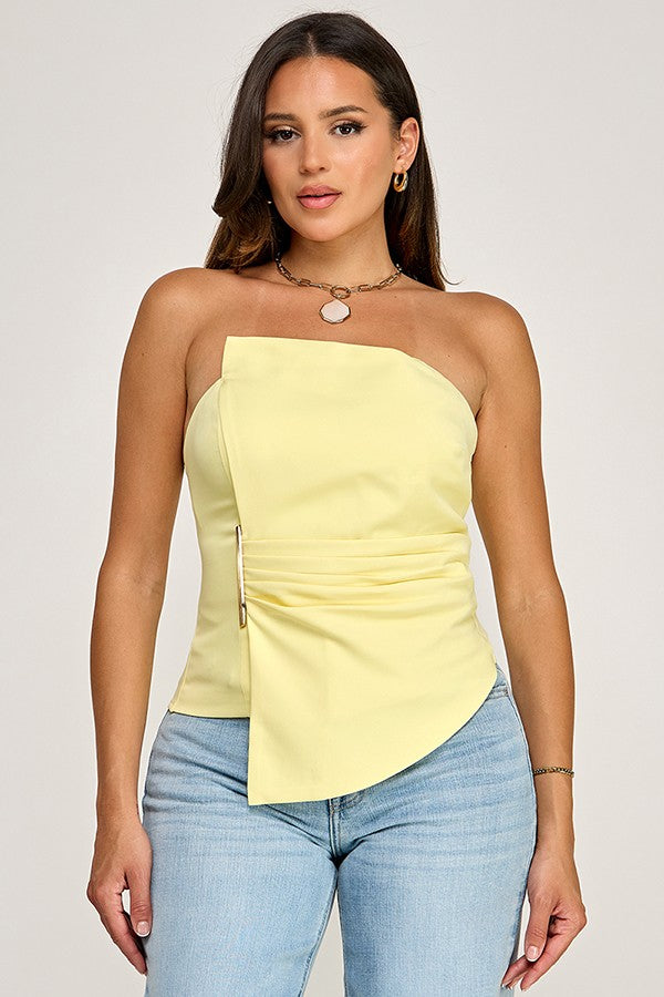 Magic yellow women top